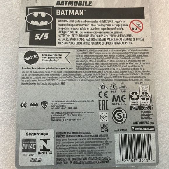 Hot Wheels - 2x Batmobiles ”Batman 6/20 & 7/20” - Picture 12 of 12